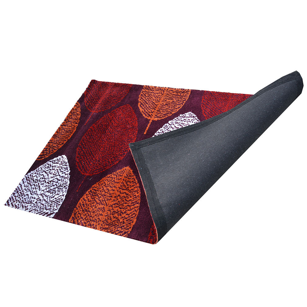 Rugs, (Presto), ICKC167C4X6, Brown & Beige Floral Polyester Carpet-VT15938-48X72 inches