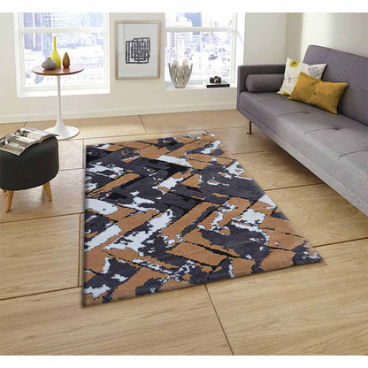 Rugs, (Presto) ICKC198C6X9, Multicolor Abstract Polyester Carpet-VT 15947-72X108 inches