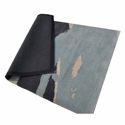 Rugs, (Presto) ICKC209C6X9, Black & Grey Abstract Polyester Carpet -VT 15952-72X108 inches