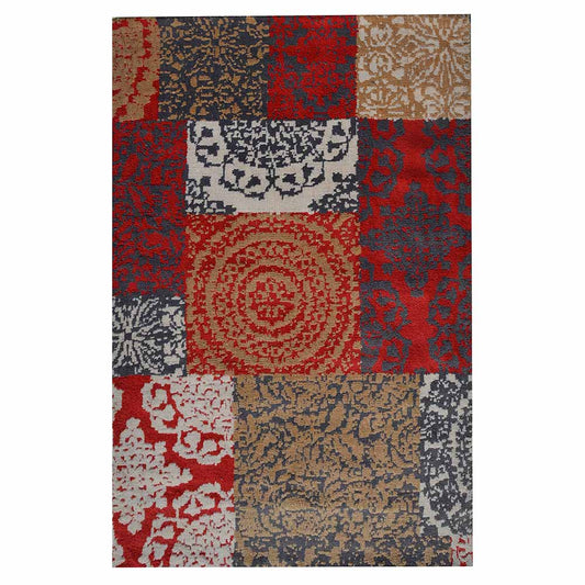 Rugs, (Presto) ICKC231C2X5, Multicolor Ethnic Polyester Carpet- VT15955-22X55 inches