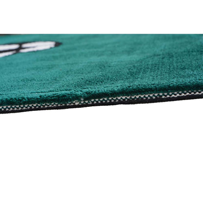 Rugs, (Presto), ICKC248C2X5, Football Field shaped Green and White Polyester Carpet, Rugs - VT-15959-22X55inches