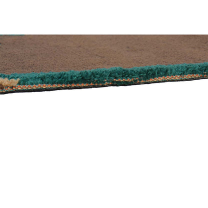 Rugs, (Presto), ICKC266C5X7, Brown, Orange and Green Floral Polyester Carpet, Rugs - VT-15966-60X84inches