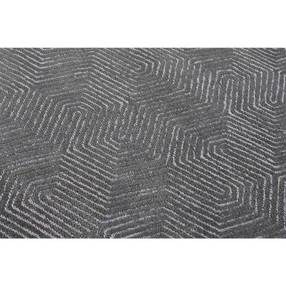 Rugs, (Presto), ICKC275C3X5, Black and Grey Abstract Polyester Carpet, Rugs - VT-15969-36X60inches