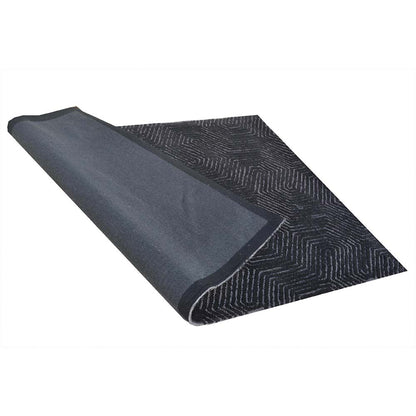 Rugs, (Presto), ICKC275C3X5, Black and Grey Abstract Polyester Carpet, Rugs - VT-15969-36X60inches