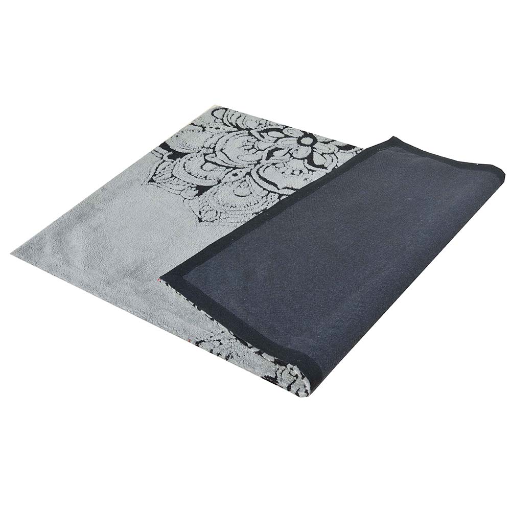 Rugs, (Presto), ICKC286C5X7, Grey and Black Abstract Polyester Carpet, Rugs - VT-15971-60X84inches