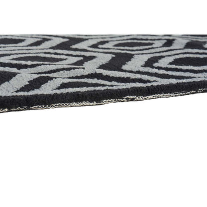 Rugs, (Presto), ICKC305C2X5, Black and Grey Abstract Polyester Carpet, Rugs - VT-15977-22X55inches