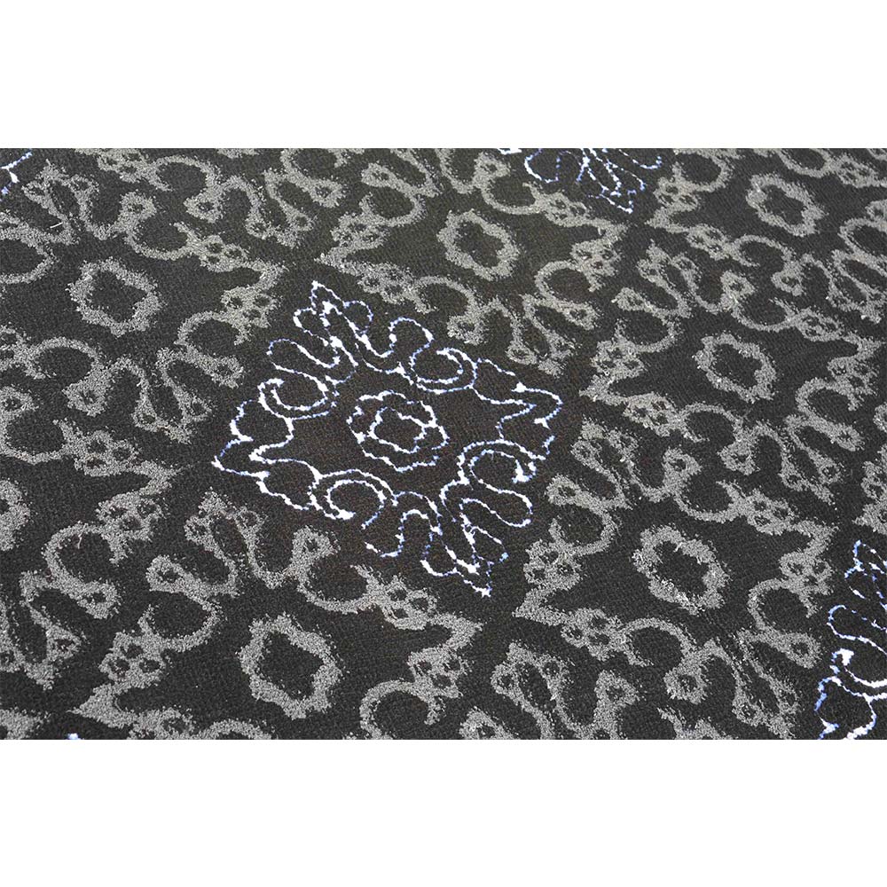 Rugs, (Presto), ICKC325C2X5, Black and Grey Abstract Polyester Carpet, Rugs -VT-15983