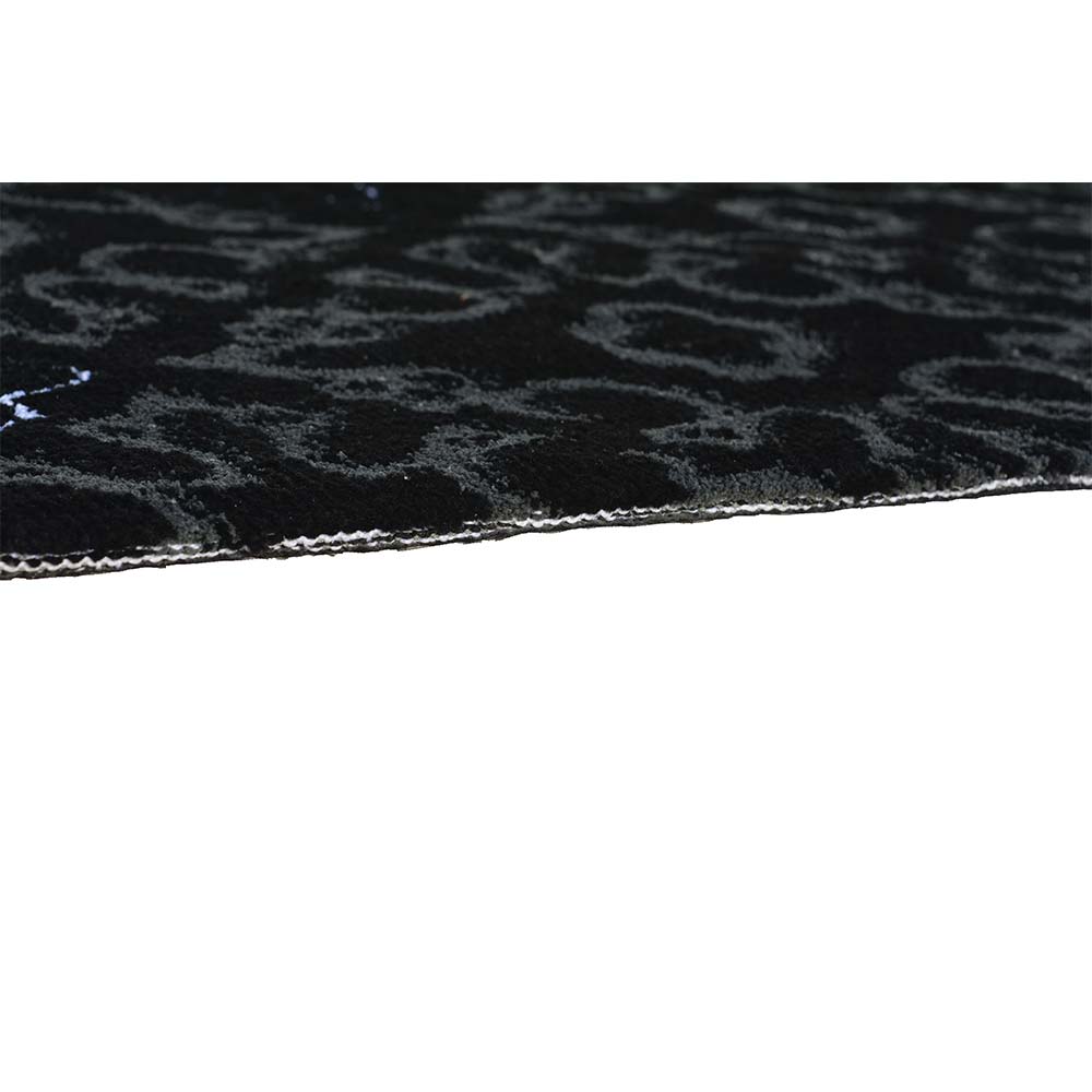 Rugs, (Presto), ICKC325C2X5, Black and Grey Abstract Polyester Carpet, Rugs -VT-15983