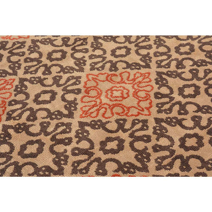 Rugs, (Presto), ICKC326C6X9, Gold and Orange Abstract Polyester Carpet, Rugs -VT 15984-72X108inches