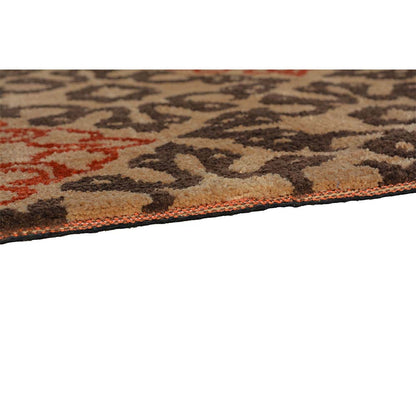 Rugs, (Presto), ICKC326C2X5, Gold and Orange Abstract Polyester Carpet, Rugs -VT-15984