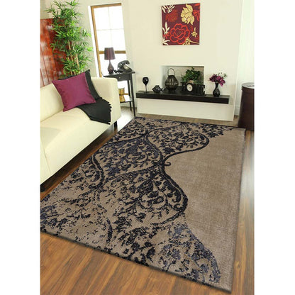 Rugs, (Presto), ICKC35C2X5, Beige colour Abstract Polyester Carpet, Rugs -VT-15990