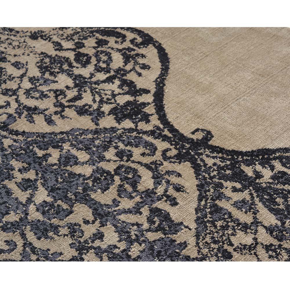 Rugs, (Presto), ICKC35C2X5, Beige colour Abstract Polyester Carpet, Rugs -VT-15990