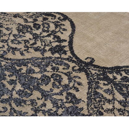 Rugs, (Presto), ICKC35C2X5, Beige colour Abstract Polyester Carpet, Rugs -VT-15990-22X55inches