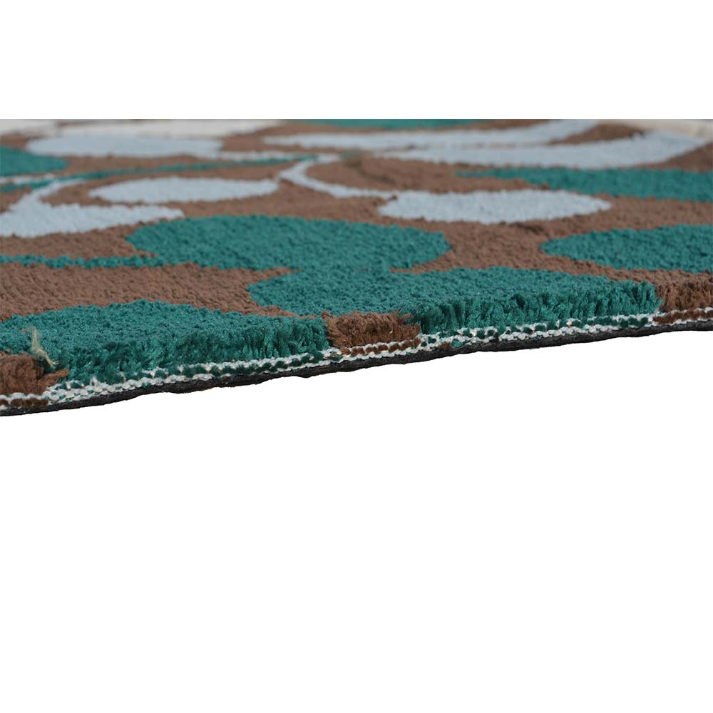 Rugs, (Presto), ICKC369C2X5, Brown, Green and Grey Floral Polyester Carpet, Rugs -VT-15991