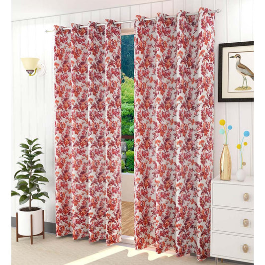 Curtain, (Presto) ICVOL2D12_LD2, Multicolor colour solid Long Door curtain Set of 2, Curtain-VT16003-44X108 inches