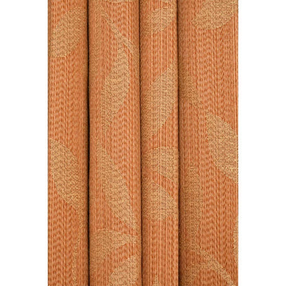 Curtain, (Presto) ICMMC02_LD2, Dark Gold Color Floral Long Door curtain Set of 2(44 X 108 inches), Curtain-VT-16010-44X108 inches