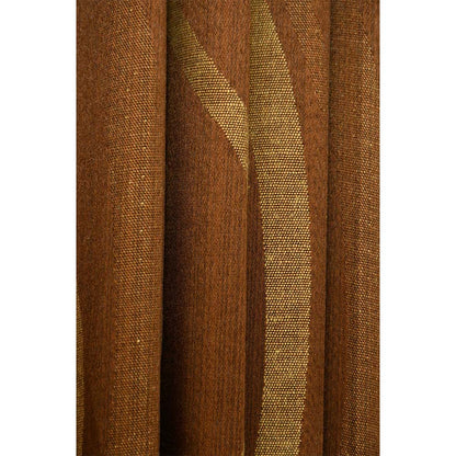 Curtain, (Presto) ICMMC13_LD2, Brown Color Geometrical Long Door curtain Set of 2 (44 X 108 inches), Curtain-VT-16012-44X108 inches