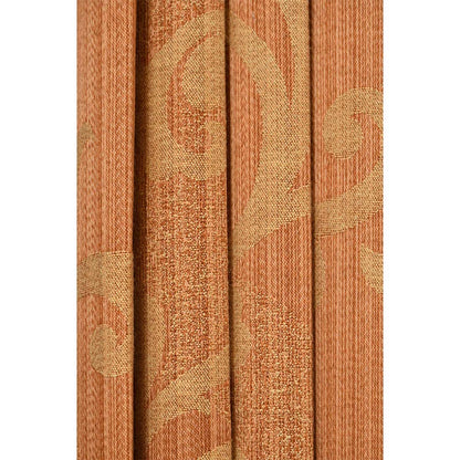 Curtain, (Presto) ICMMC32_D2, Dark Gold Color Abstract Door curtain Set of 2 (44 X 84 inches), Curtain-VT16017-44X84 inches