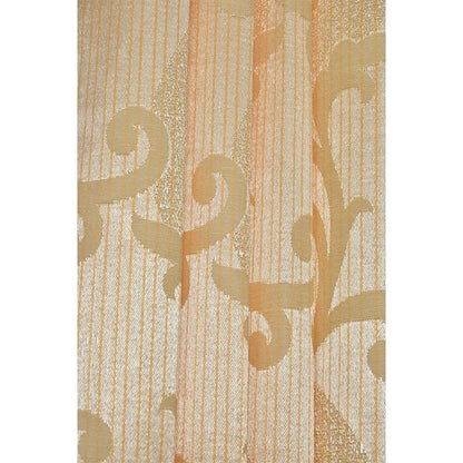 Curtain, (Presto) ICMMC35_LD2, Light Gold Color Abstract Long Door curtain Set of 2 (44 X 108 inches), Curtain-VT-16019-44X108 inches