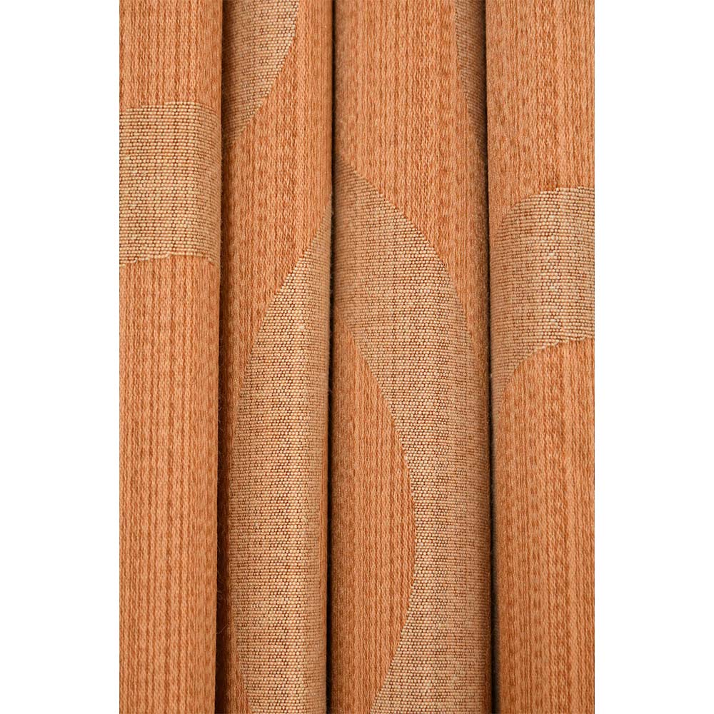 Curtain, (Presto) ICMMC42_LD2, Dark Gold Color Geometrical Long Door curtain Set of 2 (44 X 108 inches), Curtain-VT-16020-44X108 inches