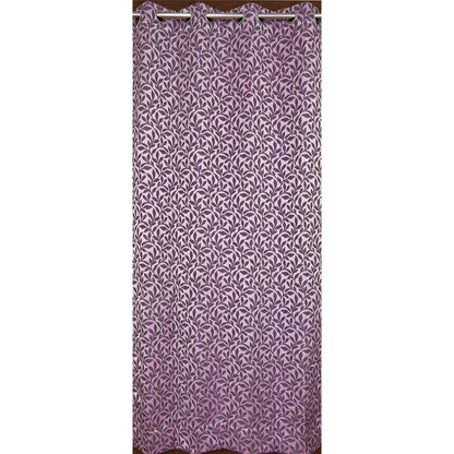 Curtain, (Presto) ICMML1724_D2, Pink Color Floral Door curtain Set of 2 (44 X 84 inches), Curtain-VT16028