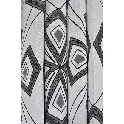 Curtain, (Presto) ICMML1735_D2, Grey Color Abstract Door curtain Set of 2, Curtain-VT16037-44X84 inches