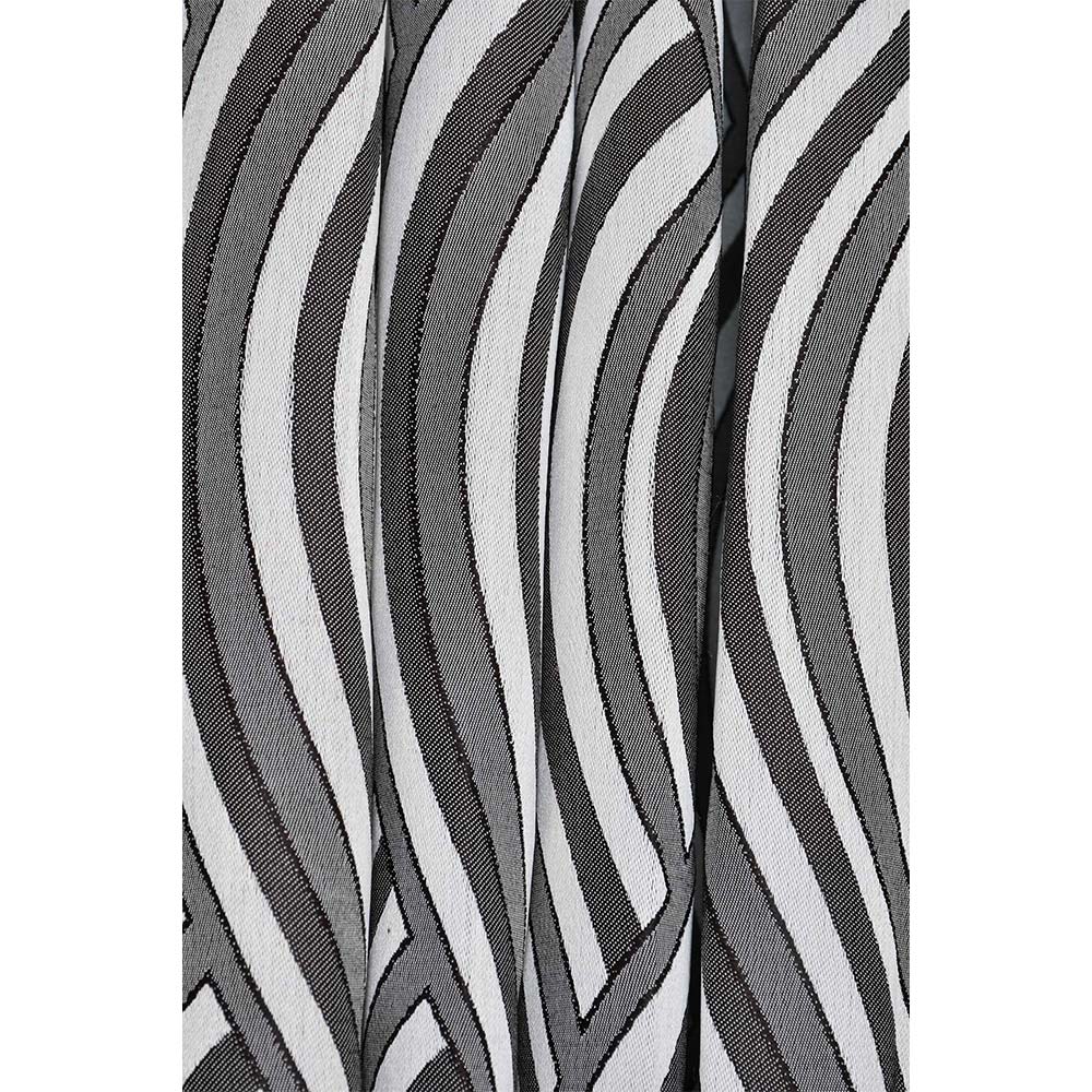 Curtain, (Presto) ICMML1745_D2, Grey Color Abstract Door curtain Set of 2, Curtain-VT16046