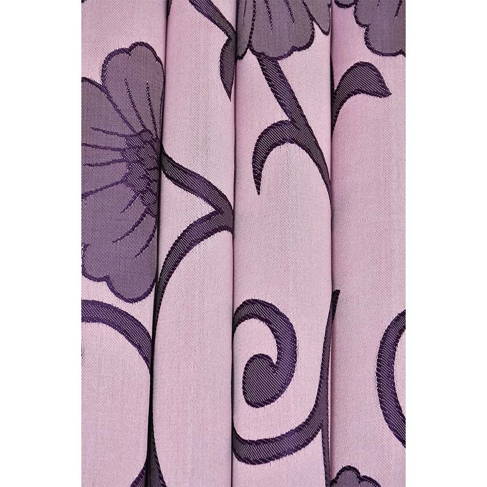 Curtain, (Presto) ICMML1764_D2,  Pink Color Floral Door curtain Set of 2, 44 X 84 inches, Curtain-VT16061-44X84 inches