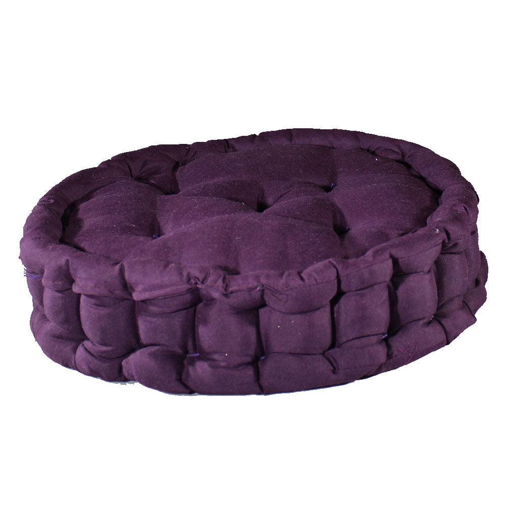 Cushion, Purple Color Cushion, Cushion in Round Shape, Chair Pad, Chair Cushion, Cushion - VT16077