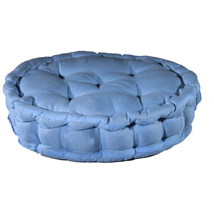 Cushion, Blue Color Cushion, Cushion in Round Shape, Chair Pad, Chair Cushion, Cushion - VT16080