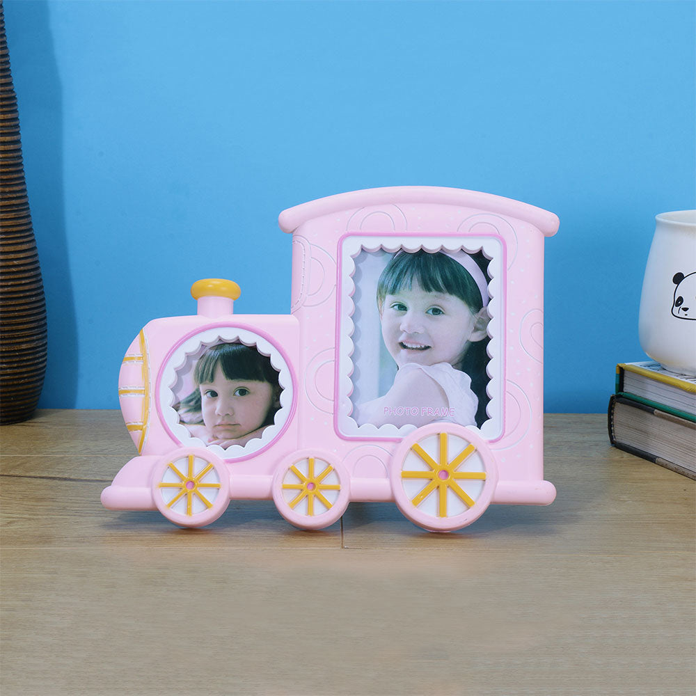 Photo Frame, AVA-HT-10a(A Vintage Affair), Cute Train 2-Photo Frame - Pink, Photo Frame - VT16096