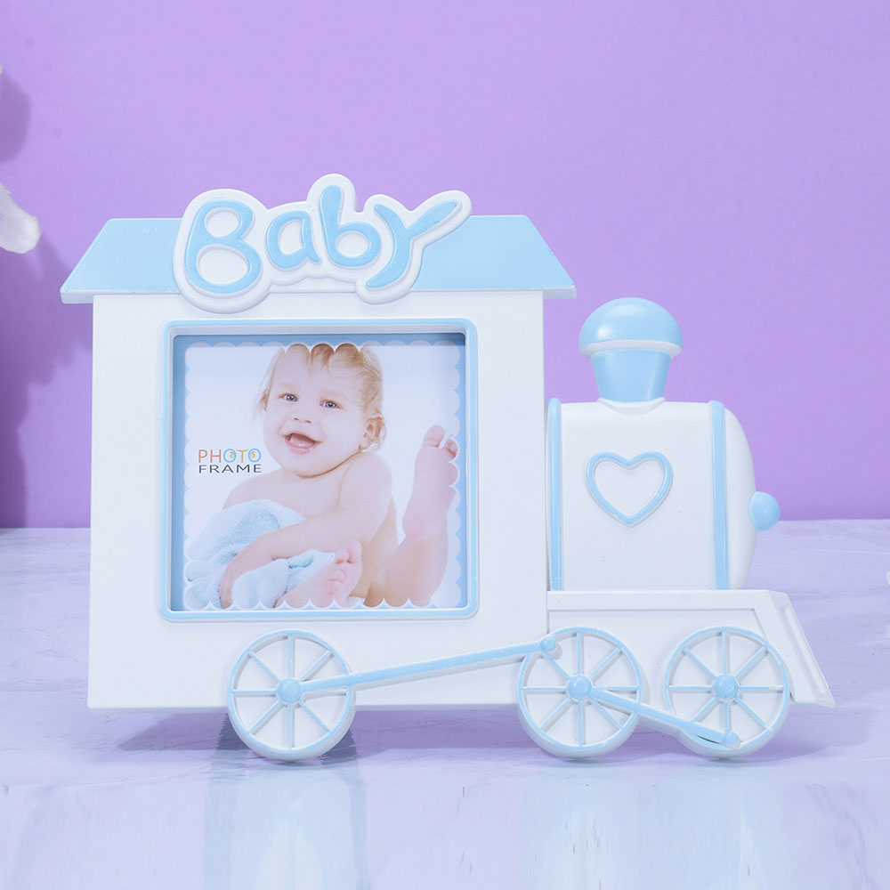 Photo Frame, AVA-HT-11a(A Vintage Affair), Baby Train Photo Frame - Blue, Photo Frame - VT16098