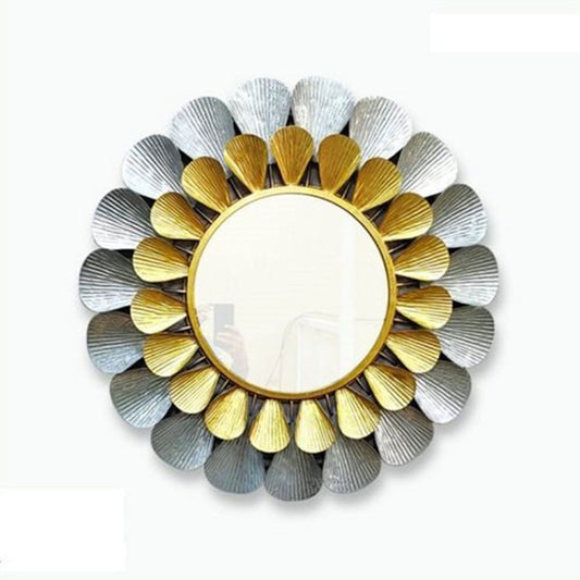 Mirror, Mirror for Home, Mirror in Silver & Yellow Color, Mirror - VT2068