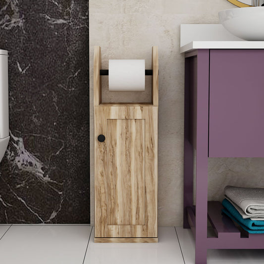 Toilet Accessory, Toilet Accessory in Wood, Toilet Accessory with Open Space, Toilet Accessory in  Brown Color, Toilet Accessory - VT2091