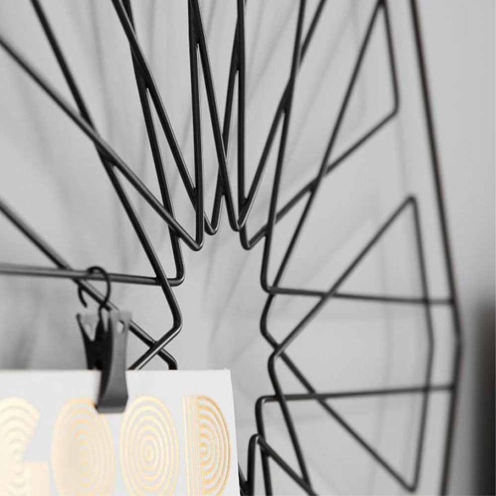 Wall Organizer, (Grista Metals) GM-SO-H-02,  Photo Holder, Wall Grid with Octagonal Shape, Photo Holder - VT2214