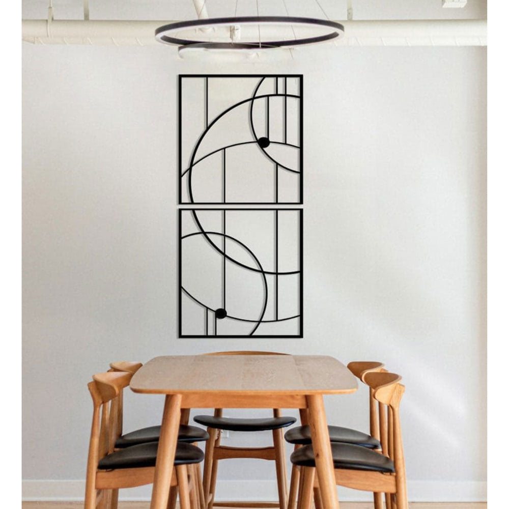 Wall Organizer, (Grista Metals) GM-WD-W-06, Geometric Large Decorations, Metal Wall Art Decor, Wall Art- VT2220