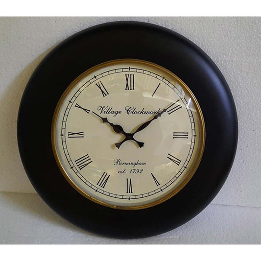 Wall Clock, NP-011, 
Wooden Base With Hand Paint Clock, Wall Clock - VT2232