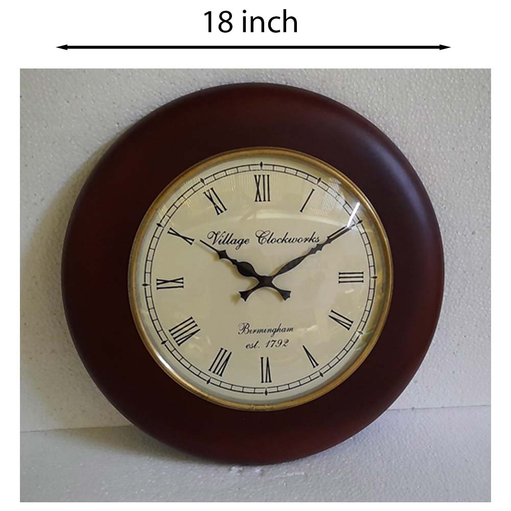 Wall Clock, NP-012, 
Wooden Base With Hand Paint Clock, Wall Clock - VT2233