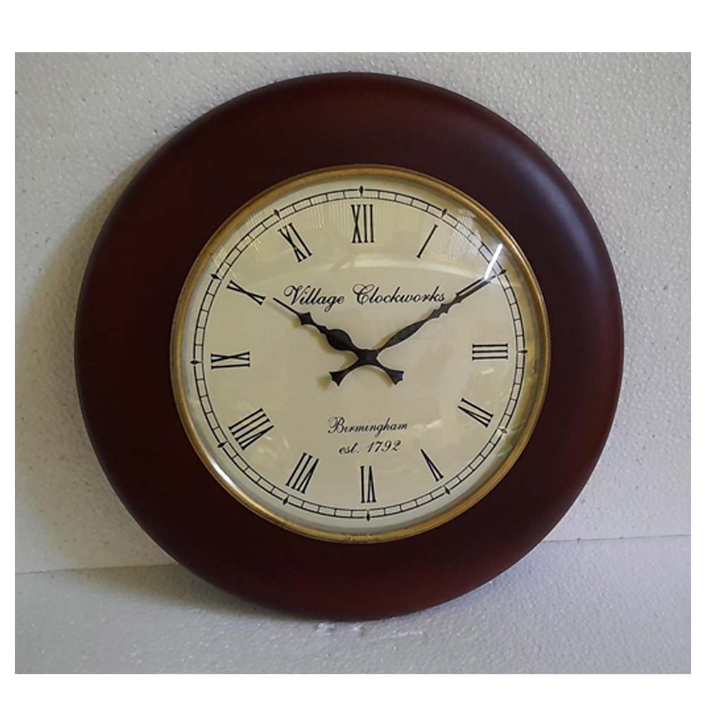 Wall Clock, NP-012, 
Wooden Base With Hand Paint Clock, Wall Clock - VT2233