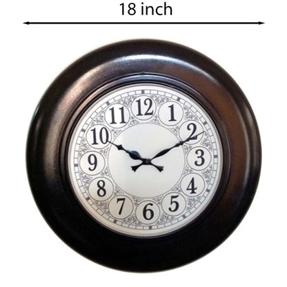 Wall Clock, NP-013, 
Wooden Base With Plain Brown Polish Clock, Wall Clock - VT2234