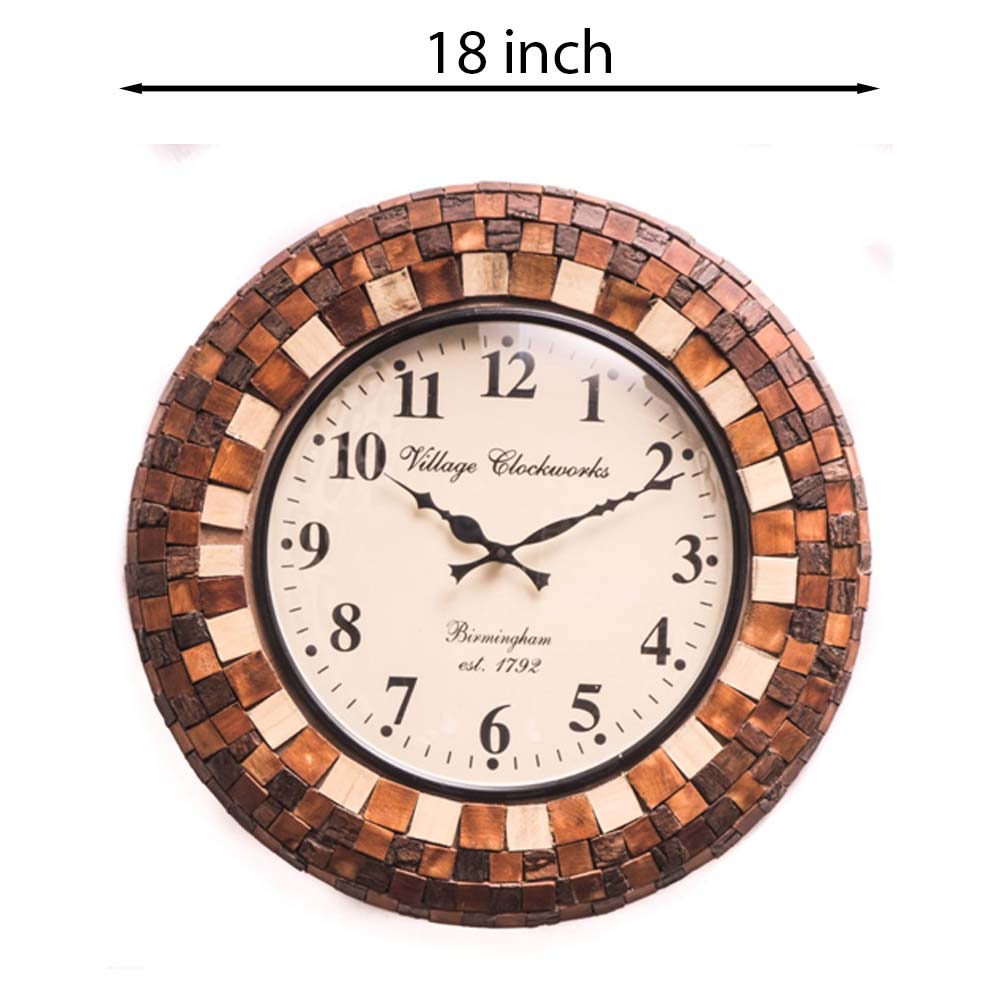 Wall Clock, NP-014 (NAVIKA PRODUCTION), 
Antique Wooden Clock, Wall Clock - VT2251