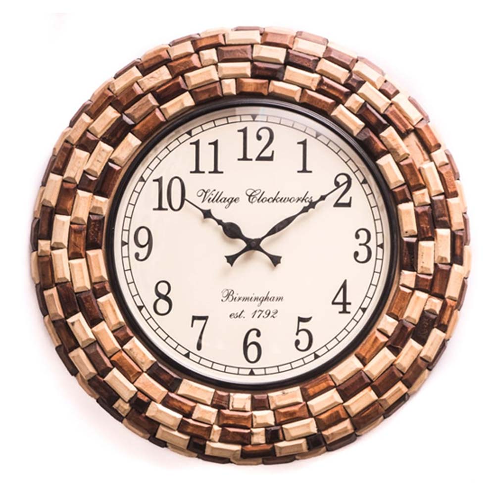 Wall Clock, NP-015 (NAVIKA PRODUCTION), 
Antique Wooden Clock, Wall Clock - VT2252