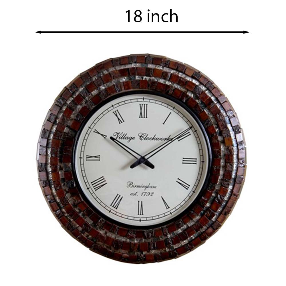 Wall Clock, NP-013 (NAVIKA PRODUCTION), 
Antique Wooden Clock, Wall Clock - VT2255