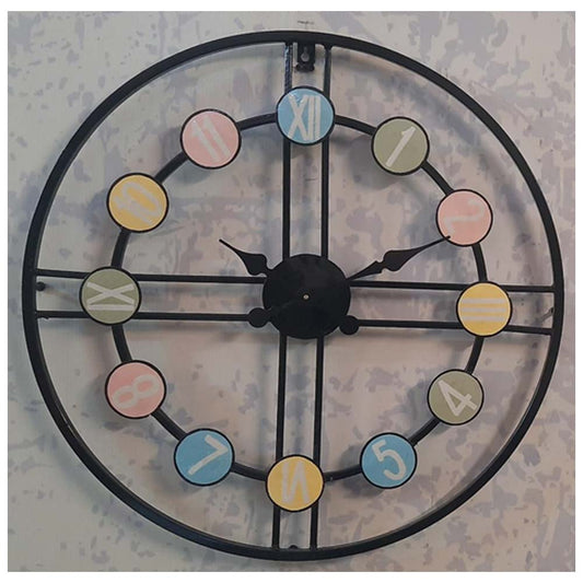 Wall Clock, NP-022 (NAVIKA PRODUCTION), 
Antique Iron Round Clock, Wall Clock - VT2260