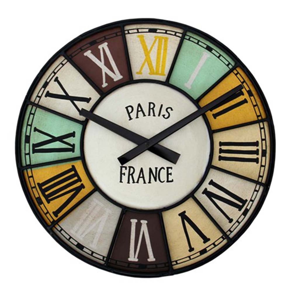 Wall Clock, NP-018 (NAVIKA PRODUCTION), 
Antique Iron Round Clock, Wall Clock - VT2266