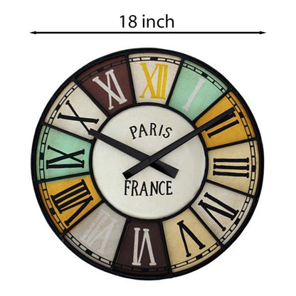 Wall Clock, NP-018 (NAVIKA PRODUCTION), 
Antique Iron Round Clock, Wall Clock - VT2266