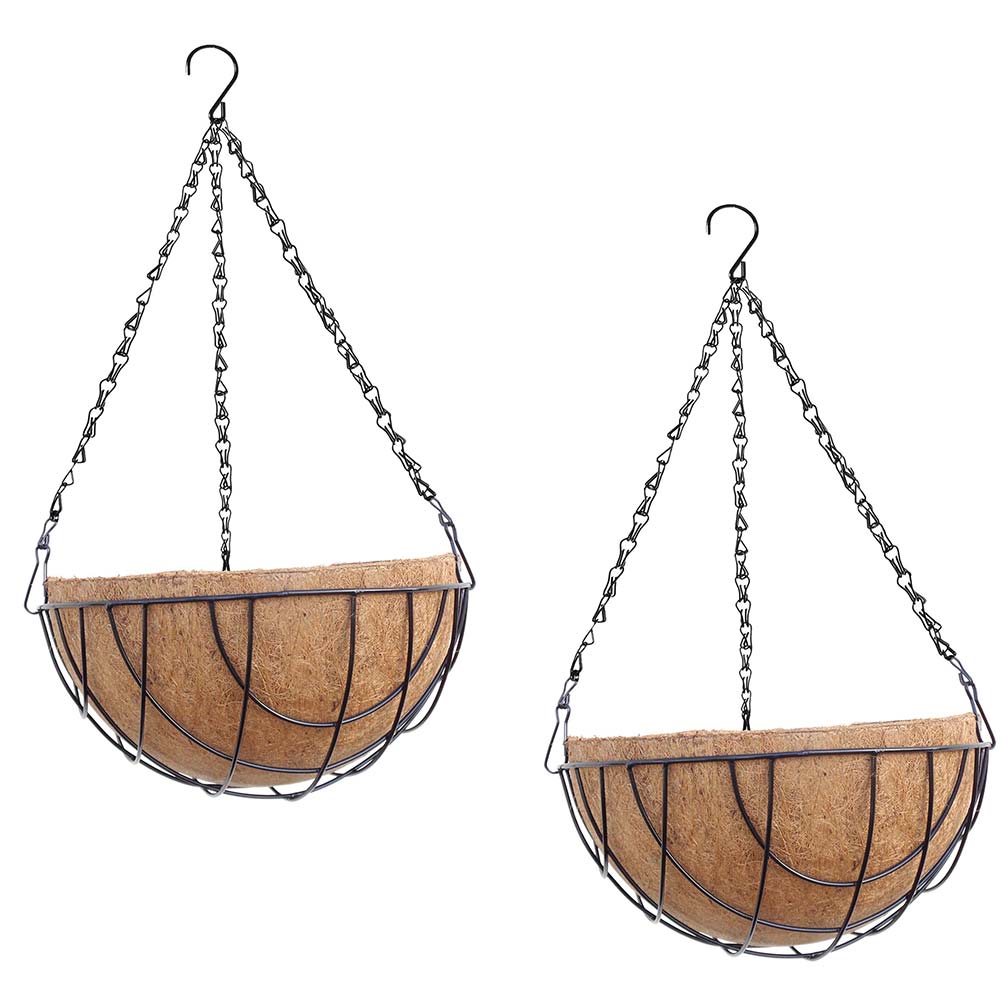 Hanging Plant (COIRGARDEN) � Coir Hanging Basket/Planter � 6 Inch-Pack of 2, hanging plant - VT 2269