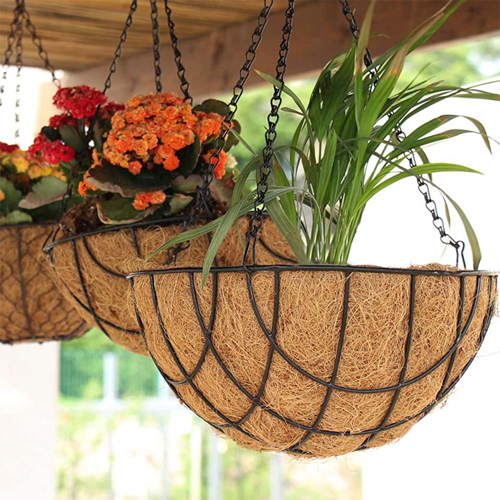 Hanging Plant (COIRGARDEN) � Coir Hanging Basket/Planter � 8 Inch-Pack of 4, hanging plant - VT 2271