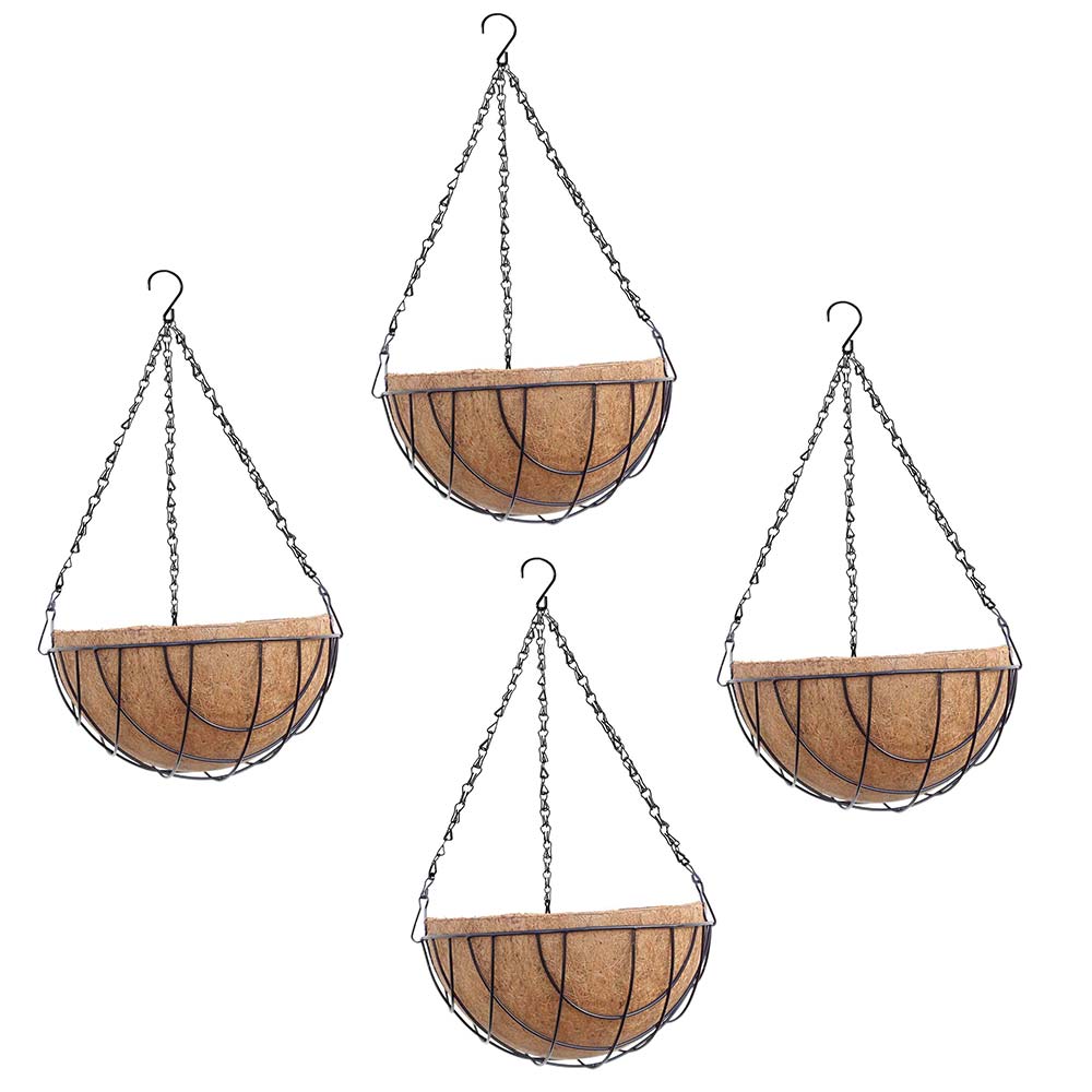 Hanging Plant (COIRGARDEN) � Coir Hanging Basket/Planter � 8 Inch-Pack of 4, hanging plant - VT 2271