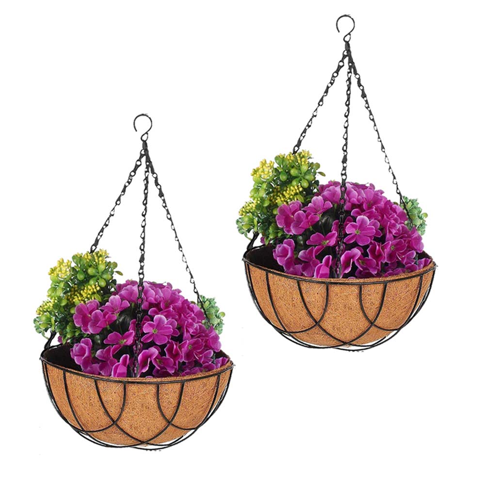 Hanging Plant (COIRGARDEN) � Coir Hanging Basket/Planter � 14 Inch-Pack of 2, hanging plant - VT 2276